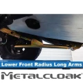 METALCLOAK JEEP JK regulowane wahacze przednie dolne radius