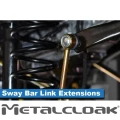 METALCLOAK JEEP JK przednie łączniki stabilizatora tył 12,25"