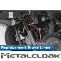 METALCLOAK JEEP JK przewody hamulcowe 24,5" przód/tył